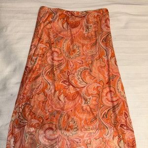 Orange summer skirt